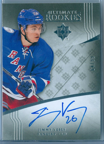 JIMMY VESEY 2016-17 ULTIMATE RC ROOKIE AUTO AUTOGRAPH SP/99