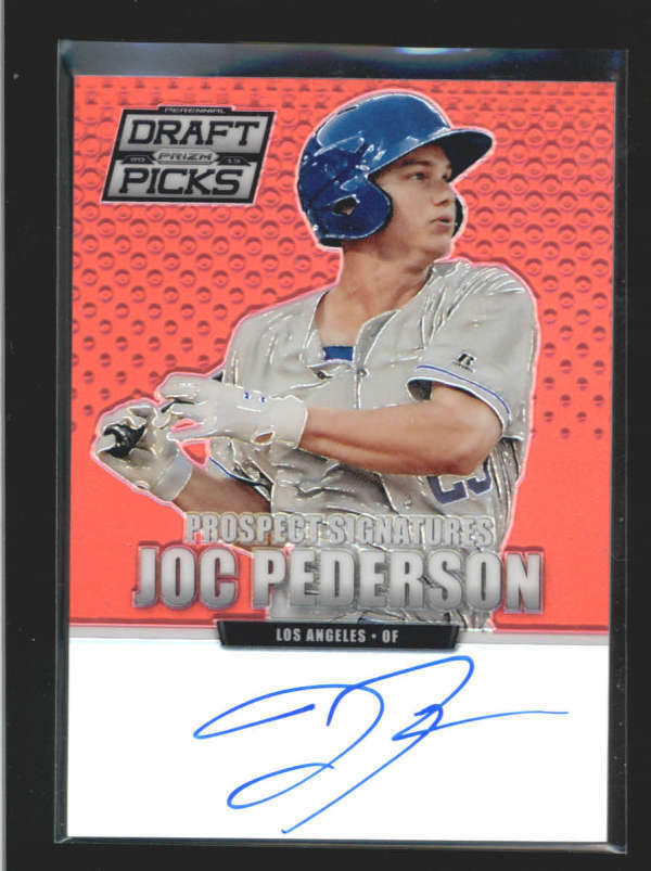 Joc Pederson Autograph Rookie Card