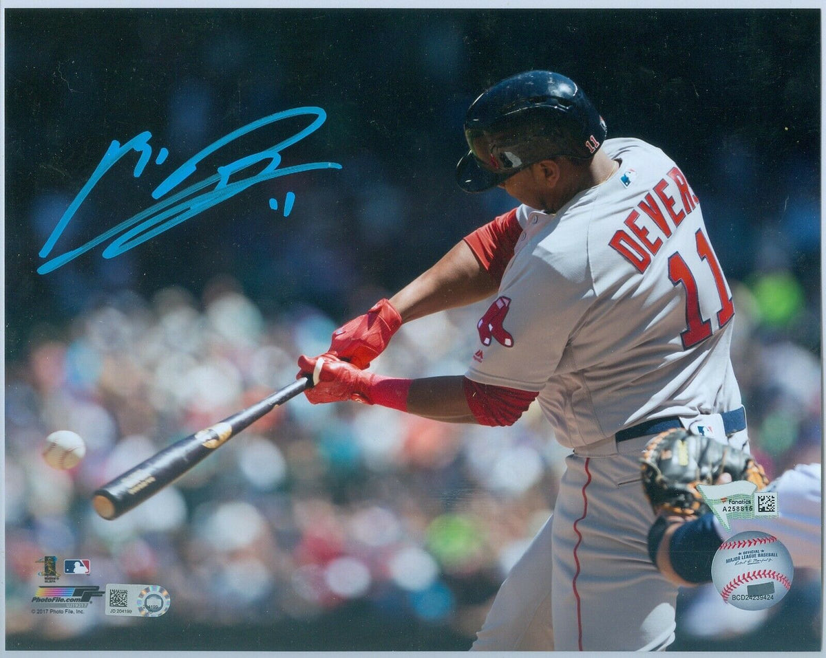 Rafael Devers Boston Red Sox Fanatics Authentic Autographed