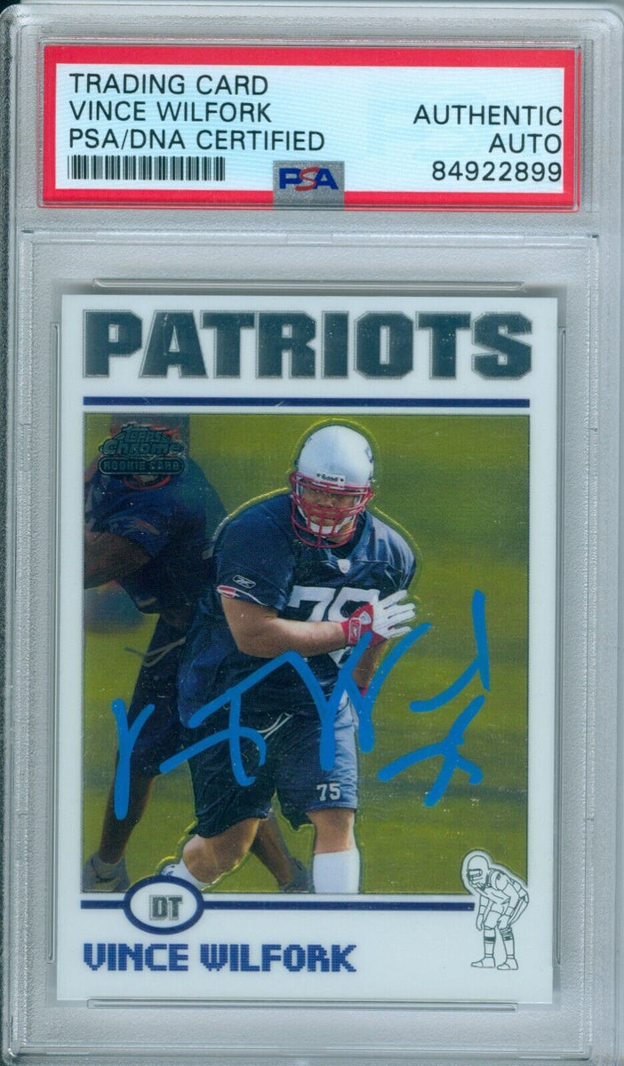 Vince Wilfork 2004 Topps #372 Rookie Card