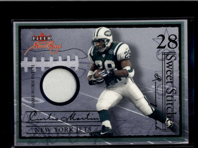 Ka'Deem Carey autographed player worn jersey patch football card