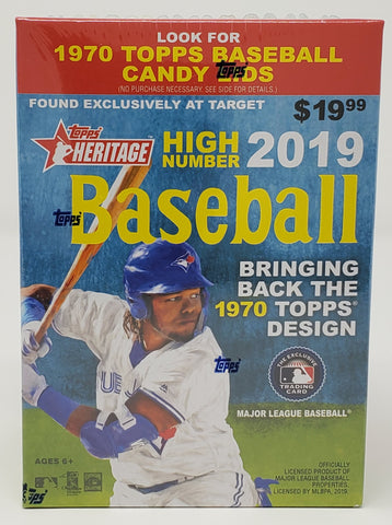 2019 Topps Heritage High Number Baseball Blaster Box