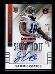 SAMMIE COATES 2015 CONTENDERS DRAFT PICKS SEASON TICKET ROOKIE AUTO AB7434