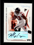 ALGE CRUMPLER 2004 PRIME SIGNATURES PROOF AUTOGRAPH AUTO #020/100 AB8262