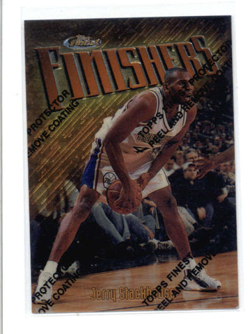 JERRY STACKHOUSE 1997/98 97/98 TOPPS FINEST #157 RARE GOLD CARD SP AC725