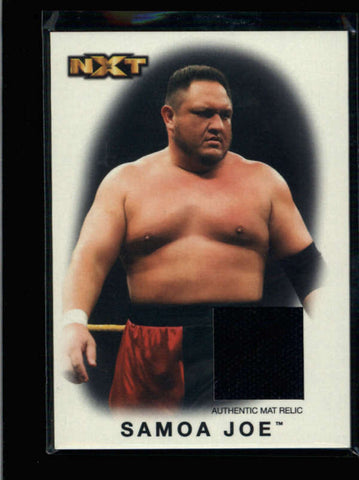 SAMOA JOE 2016 TOPPS WWE NXT AUTHENTIC RING MAT RELIC #068/199 AB8829