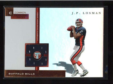 J.P. JP LOSMAN 2005 TOPPS PRISTINE PERSONAL PIECES GOLD GAME JERSEY #1/3 AB8924