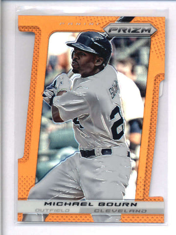 MICHAEL BOURN 2013 PANINI PRIZM #20 ORANGE PRIZMS DIE-CUT PARALLEL #25/60 AC1327