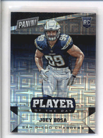 JOEY BOSA 2016 PANINI PLAYER OF THE DAY #28 ROOKIE ESCHER SQUARES  AB9021
