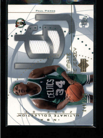 PAUL PIERCE 2002/03 UPPER DECK ULTIMATE COLLECTION GAME JERSEY #048/250 AC1881