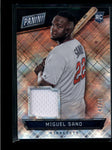 MIGUEL SANO 2016 PANINI THE NATIONAL DIAMOND AWE ROOKIE JERSEY #43/49 AB7589