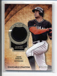 GIANCARLO STANTON 2017 TOPPS TIER ONE RELIC GAME USED JERSEY #027/331 AC528