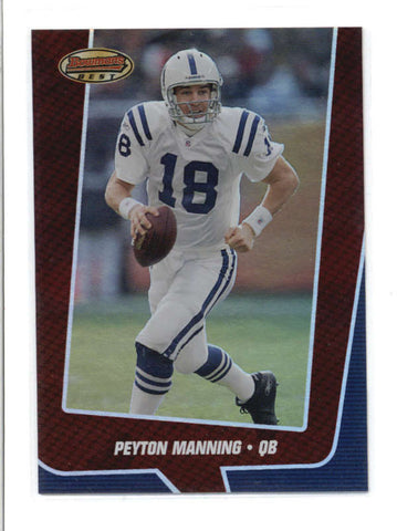 PEYTON MANNING 2008 BOWMANS BEST #2 RED PARALLEL #271/499 AB9286