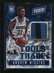 ANDREW WIGGINS 2015 PANINI THE NATIONAL CRACKED ICE ROOKIE PATCH SP /25 AB5691