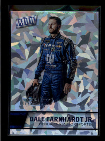 DALE EARNHARDT JR. 2016 PANINI FATHERS DAY #36 CRACKED ICE PARALLEL #/25 AB7907