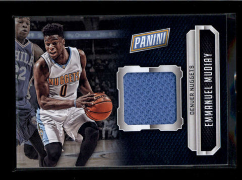 EMMANUEL MUDIAY 2016 PANINI THE NATIONAL GAME USED WORN JERSEY AB7888