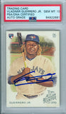 Vladimir Guerrero Jr 2019 Topps Allen & Ginter #278 RC PSA DNA Gem Mint Auto 10