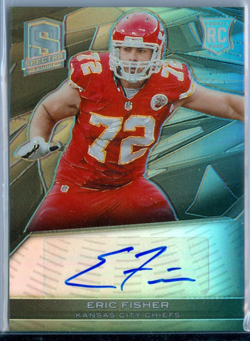 ERIC FISHER 2013 PANINI SPECTRA RC ROOKIE AUTO AUTOGRAPH SP/299