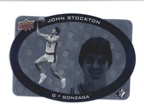 JOHN STOCKTON 2014/15 SPX 96 DIE-CUT INSERTS SP #96-17 (COLLEGE UNIFORM) AC476