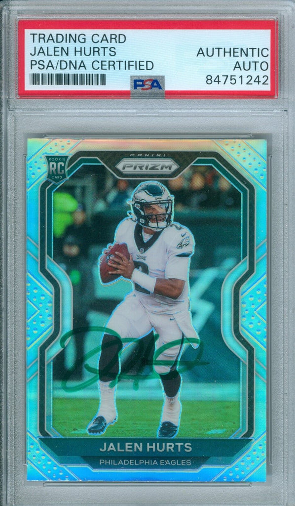 Jalen Hurts 2020 Panini Prizm Rookie Card #343 Philadelphia Eagles Rookie