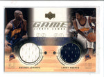 ANTAWN JAMISON / LARRY HUGHES 2000/01 00/01 UD GAME JERSEY DUAL COMBO AC1263