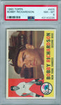 BOBBY RICHARDSON 1960 TOPPS #405 PSA 8