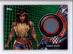 EMBER MOON 2018 TOPPS WWE ROYAL RUMBLE GREEN EVENT USED MAT #015/150 AC2480