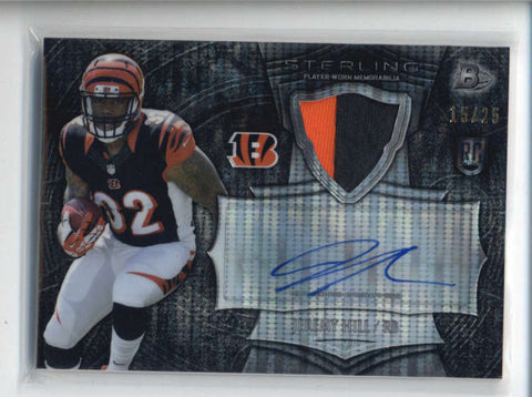 JEREMY HILL 2014 BOWMAN STERLING PULSAR REFRACTOR ROOKIE PATCH AUTO #/25 AB6479