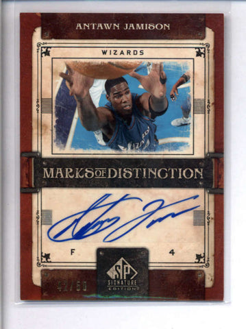 ANTAWN JAMISON 2006/07 SP SIGNATURE MARKS OF DISTINCTION AUTO #42/50 AC1814