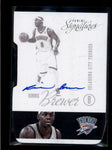 RONNIE BREWER 12/13 PANINI SIGNATURES #129 AUTOGRAPH AUTO DIE-CUT  AB7860