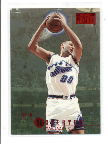 GREG OSTERTAG 1996/97 96/97 SKYBOX PREMIUM #194 RUBIES RUBY PARALLEL AC1287