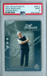 JACK NICKLAUS 2001 SP AUTHENTIC HONOR ROLL #HR13 PSA 9