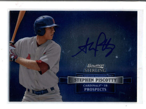 STEPHEN PISCOTTY 2012 BOWMAN STERLING ON CARD ROOKIE AUTOGRAPH AUTO RC AC1178