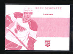 JADEN SCHWARTZ 2013 PANINI ROOKIE MAGENTA PROOF BLANK BACK SP AB5755