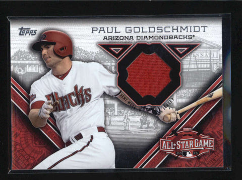 PAUL GOLDSCHMIDT 2015 TOPPS ALL-STAR EVENT USED WORN WORKOUT JERSEY AB5490