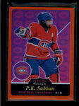 P.K. SUBBAN 2015/16 15/16 OPC PLATINUM #R67 ORANGE RAINBOW ROOKIE #25/49 AB7701