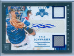 KYLE SCHWARBER 2016 DIAMOND KINGS BLUE RC ROOKIE JERSEY AUTO AUTOGRAPH SP/49