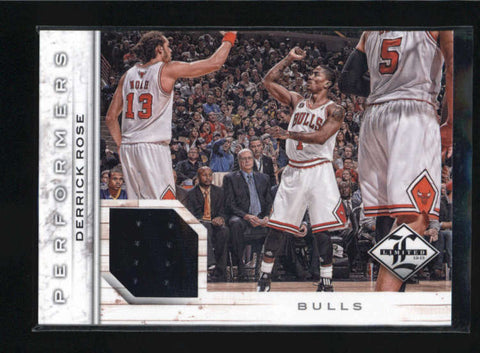 DERRICK ROSE 2012/13 12/13 LIMITED PERFORMERS GAME USED JERSEY #080/199 AB5104