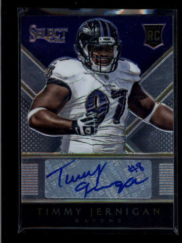 TIMMY JERNIGAN 2014 PANINI SELECT ROOKIE AUTOGRAPH AUTO RC #054/149 AB7451