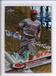 BILLY HAMILTON 2017 TOPPS CHROME #144 GOLD WAVE REFRACTOR PARALLEL #/50 AC2186