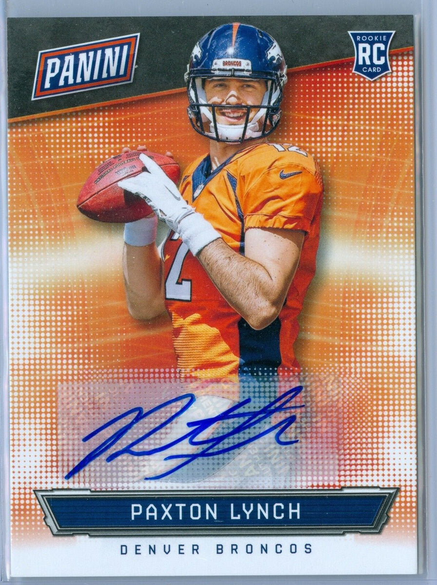 PAXTON LYNCH 2016 PANINI ATLANTIC CITY NATIONAL RC ROOKIE AUTO AUTOGRA – LTDSports