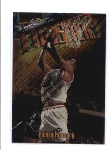 ALONZO MOURNING 1997/98 97/98 TOPPS FINEST #106 RARE GOLD SP AB9387