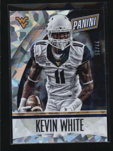 KEVIN WHITE 2015 PANINI THE NATIONAL #55 CRACKED ICE ROOKIE RC #22/25 AB5671