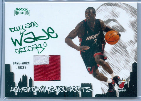 DWYANE WADE 2004-05 SKYBOX HOMETOWN SHOUT OUTS GAME USED PATCH SP/15