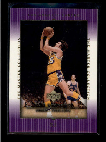 GAIL GOODRICH 2000 UPPER DECK LAKERS MASTERS COLLECTION XI CARD #027/300 AB8393