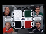 GETZLAF/ SEGUIN/ KANE/ KOPITAR 2015/16 15/16 SP GAME USED QUAD JERSEY AB7727