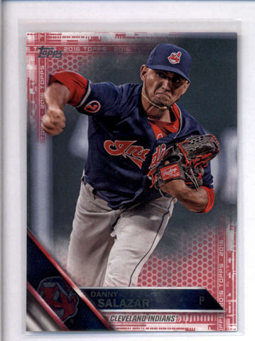 DANNY SALAZAR 2016 TOPPS SERIES TWO #460 PINK PARALLEL #35/50 AC2196
