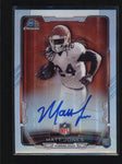 MATT JONES 2015 BOWMAN CHROME ON CARD ROOKIE RC AUTOGRAPH AUTO AB6543