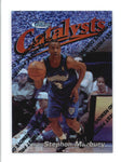 STEPHON MARBURY1997/98 TOPPS FINEST #121 SILVER REFRACTOR #0945/1090 AB9356