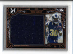 TODD GURLEY 2015 TOPPS MUSEUM JUMBO GAME USED WORN JERSEY RELIC #07/50 AC611